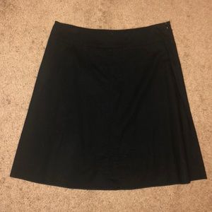 Simple A-Line Black Skirt